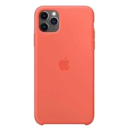 APPLE SILICONE CASE MX022ZM/A IPHONE 11 PRO MAX Orange ORYGINALNA PLOMBA