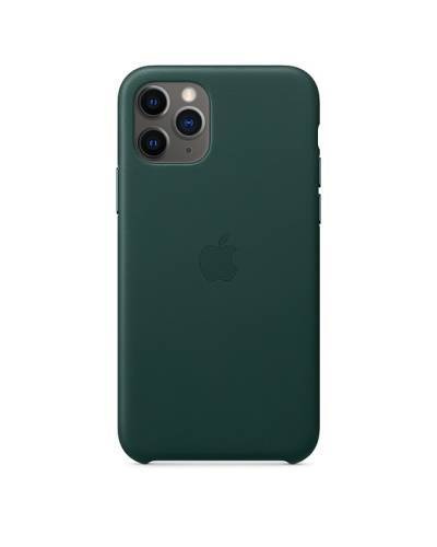 APPLE LEATHER CASE MX0C2ZM/A IPHONE 11 PRO MAX FOREST GREEN ORYGINALNA PLOMBA