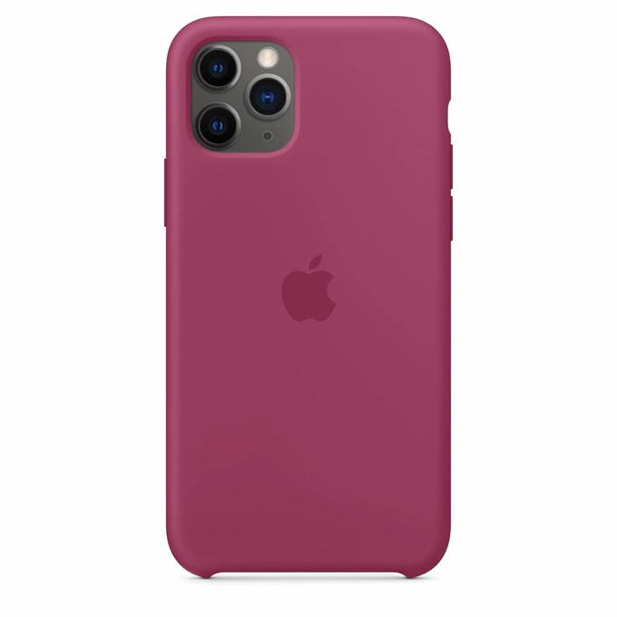 APPLE SILICONE CASE MXM62ZM/A IPHONE 11 PRO POMEGRANATE ORYGINALNA PLOMBA