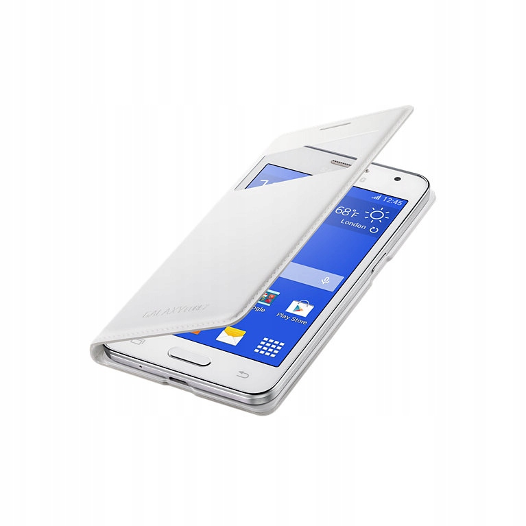 Oryginalne etui S View Cover do Samsung Core 2 Biały