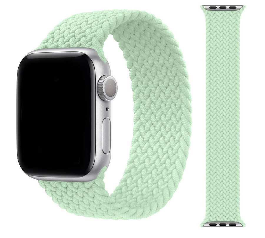 Apple Opaska APPLE WATCH BRAIDED STRAP SOLO MJJH3ZM/A 44/45/46/49MM PISTACHIO SIZE 5 ORYGINALNA PLOMBA