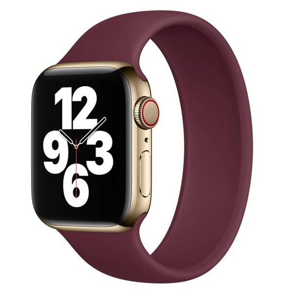 Apple Opaska APPLE WATCH PASEK APPLE WATCH SOLO LOOP MGT83ZM/A 44MM/45MM/46MM/49MM SIZE 8 PLUM ORYGINALNA PLOMBA