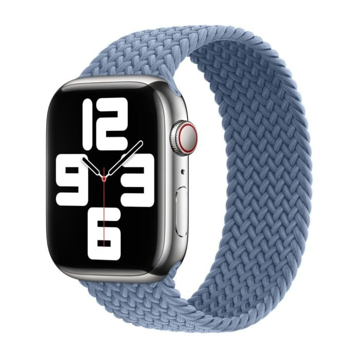 Apple Opaska APPLE WATCH BRAIDED STRAP SOLO MPC13ZM/A 44/45/46/49MM SLATE BLUE SIZE 5 ORYGINALNA PLOMBA
