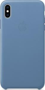 APPLE LEATHER CASE MVFX2ZM/A IPHONE XS MAX CORNFLOWER ORYGINALNA PLOMBA
