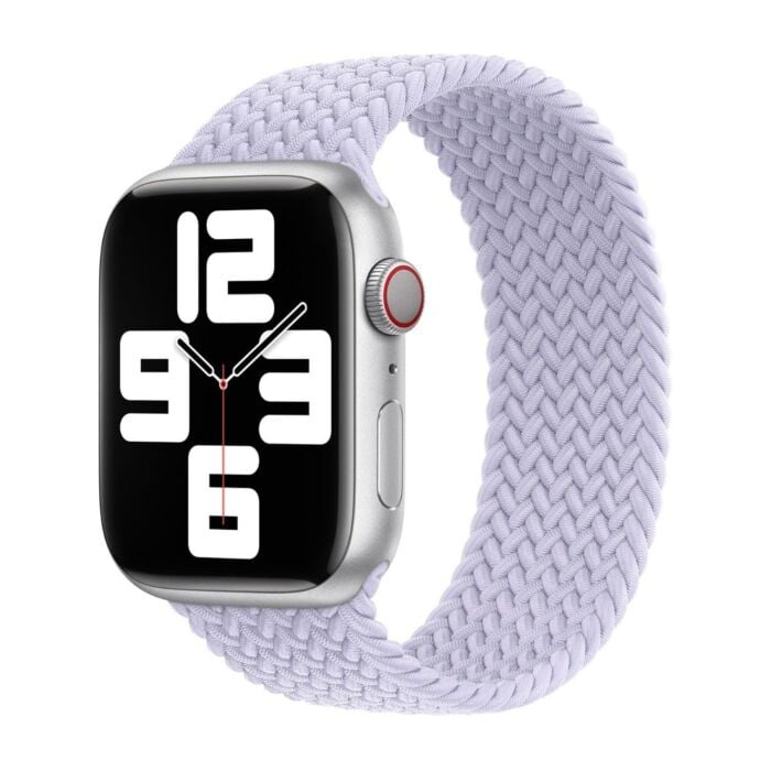 Apple Opaska APPLE WATCH BRAIDED STRAP SOLO MQYD3ZM/A 40/41/42MM PURPLE FOG SIZE 5 ORYGINALNA PLOMBA