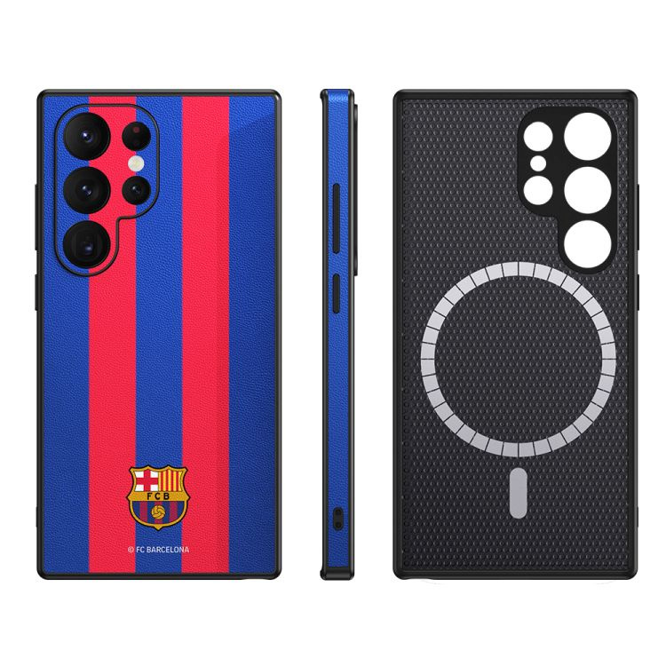 Etui FC Barcelona do Samsung Galaxy S24 Ultra Magnetic Case MagSafe OCFCBMCS24UBG BG