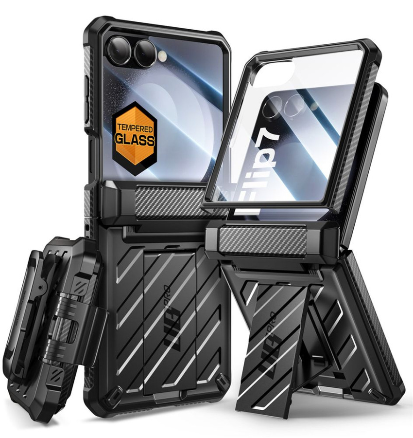 SUPCASE UNICORN BEETLE PRO GALAXY Z FLIP 7 BLACK