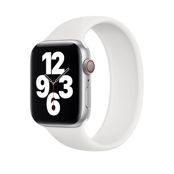 Apple Opaska APPLE WATCH 3H875ZM/A SOLO LOOP 44/45/46/49MM SIZE 9 WHITE ORYGINALNA PLOMBA