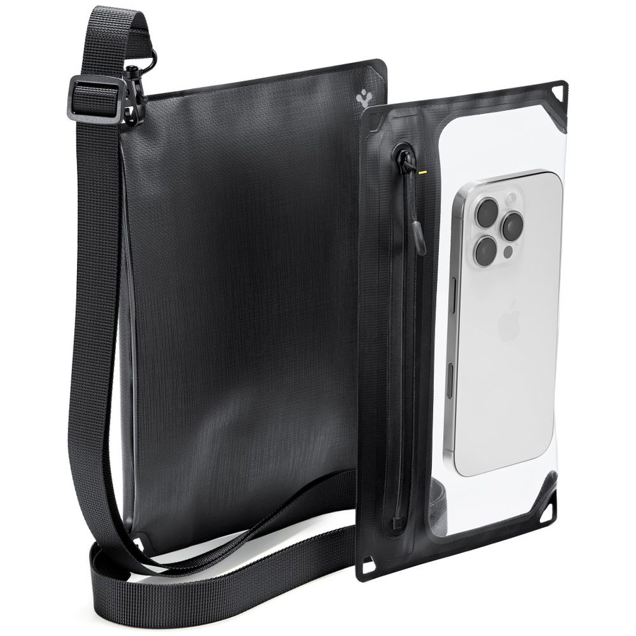 SPIGEN A640 UNIVERSAL WATERPROOF CASE CROSSBAG BLACK