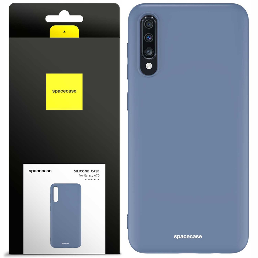 Spacecase Etui Silicone Case Galaxy A70 blue
