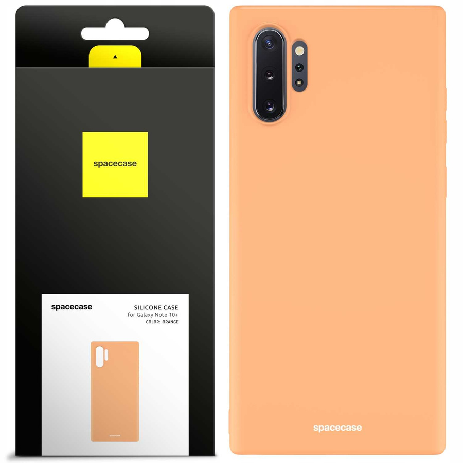 Spacecase Etui Silicone Case Galaxy Note 10+ orange