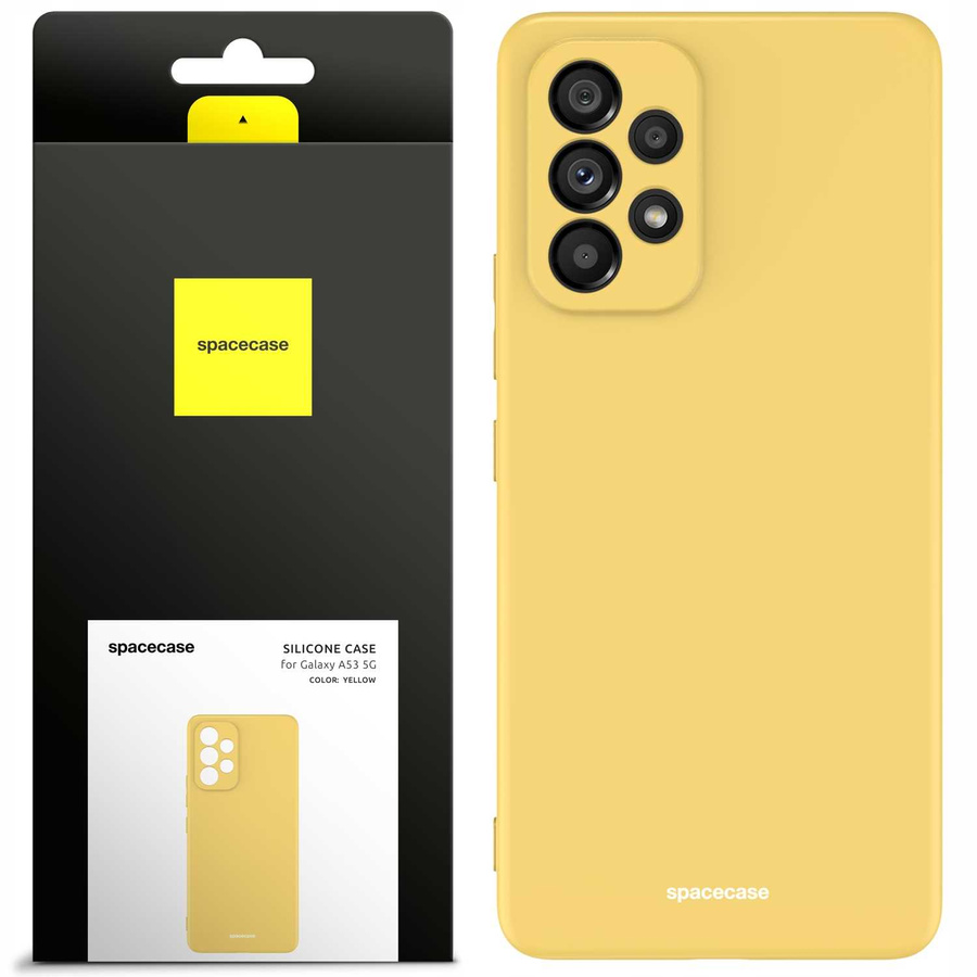 Spacecase Etui Silicone Case Galaxy A53 5G yellow