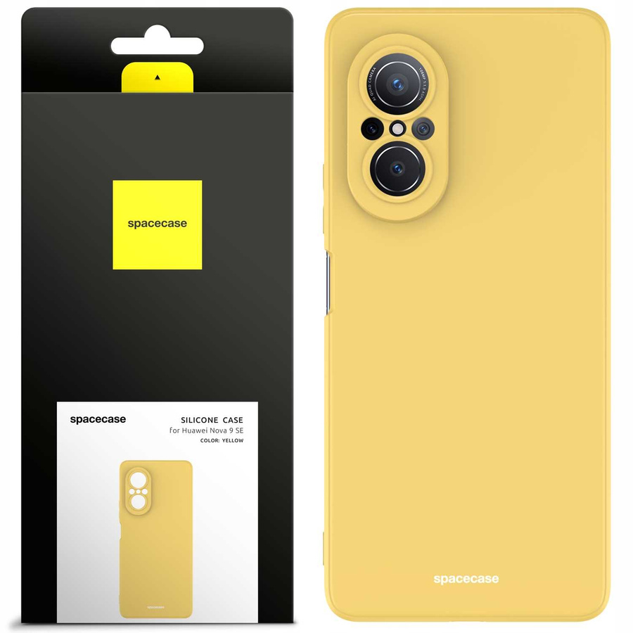 Spacecase Etui Silicone Case Huawei Nova 9 SE yellow