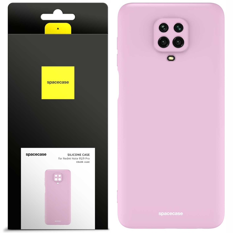 Spacecase Etui Silicone Case Redmi Note 9S/9 Pro lilac