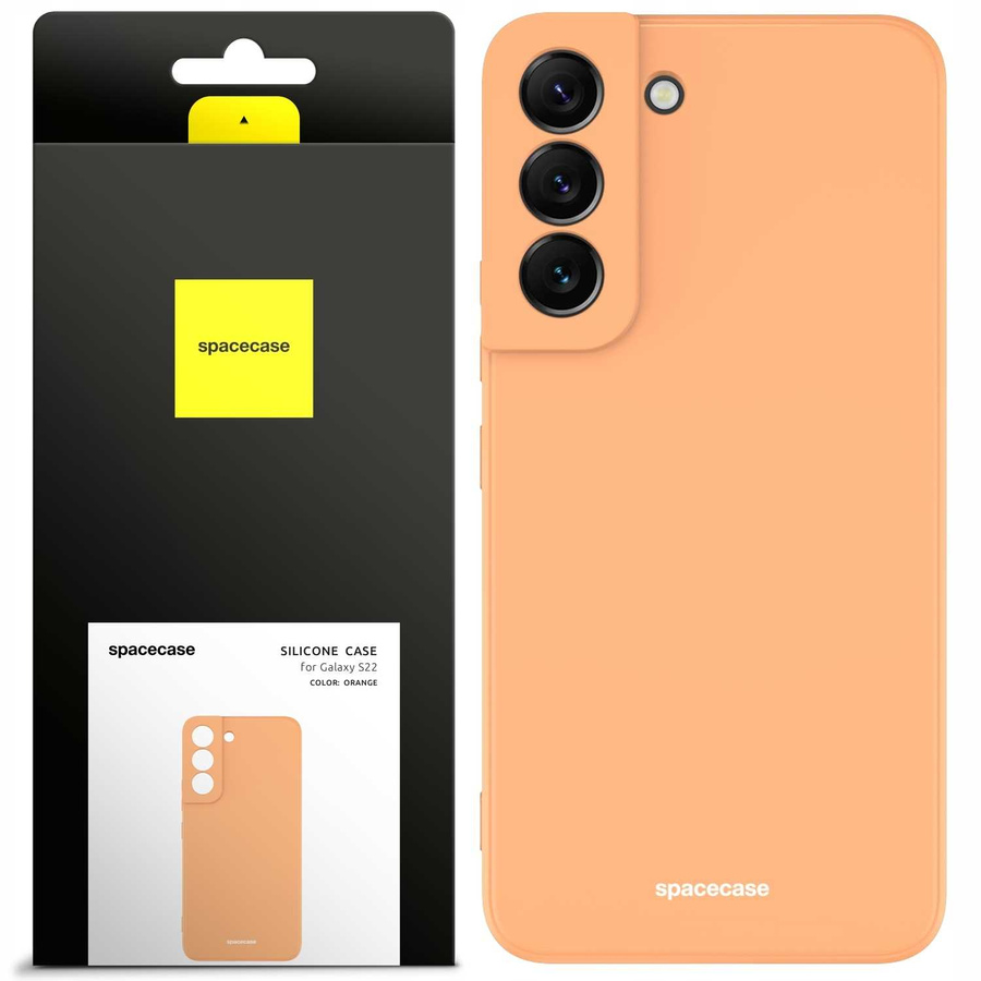 Spacecase Etui Silicone Case Galaxy S22 orange