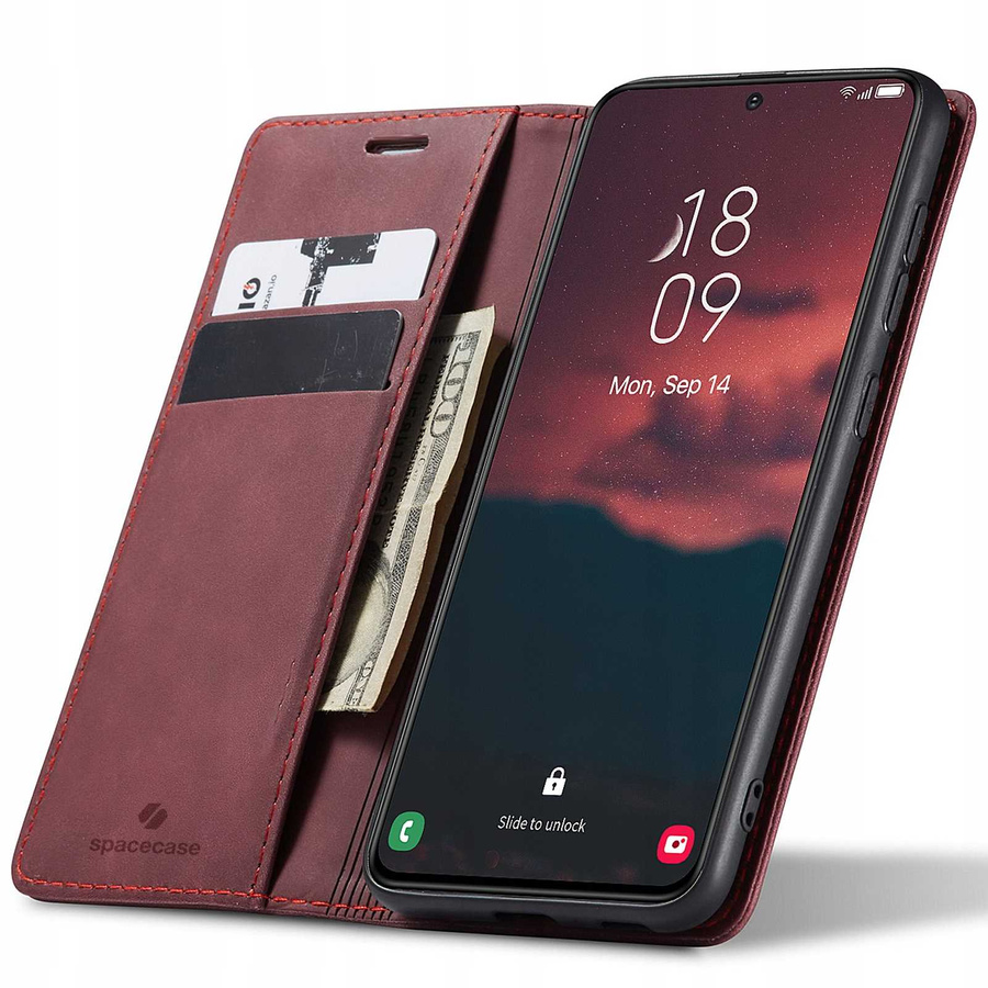 Spacecase Etui Wallet Galaxy S23 red