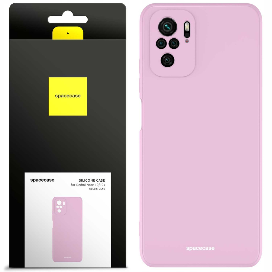 Spacecase Etui Silicone Case Redmi Note 10/10s lilac