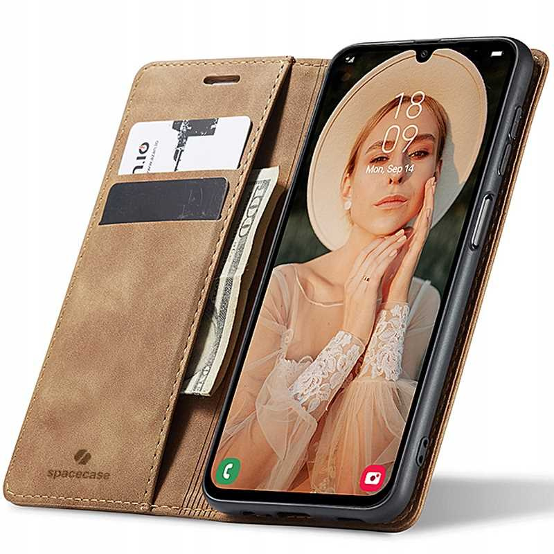 Spacecase Etui Wallet Galaxy A55 5G light brown