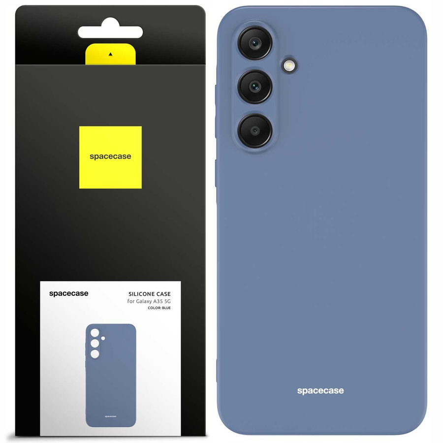 Spacecase Etui Silicone Case Galaxy A35 5G blue