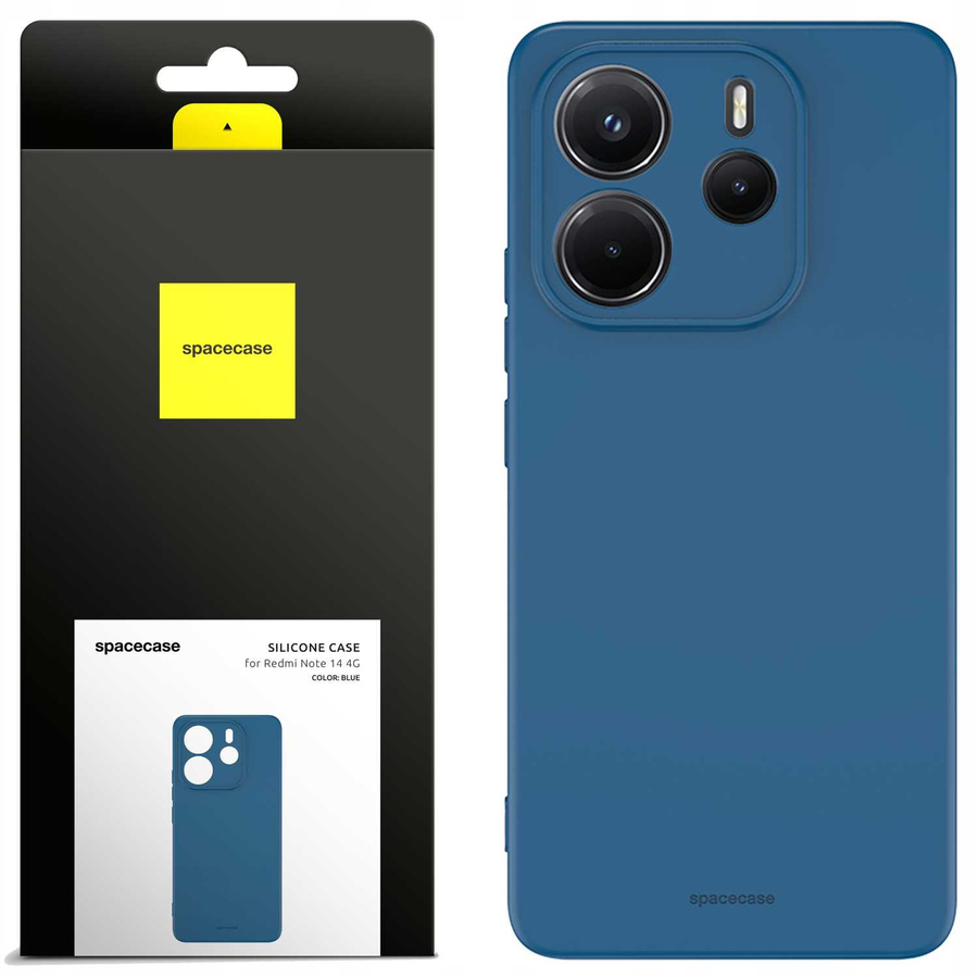 Spacecase Etui Silicone Case 3.0 Redmi Note 14 5G blue
