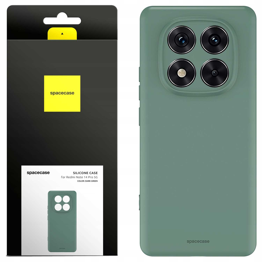 Spacecase Etui Silicone Case 3.0 Redmi Note 14 Pro 5G green