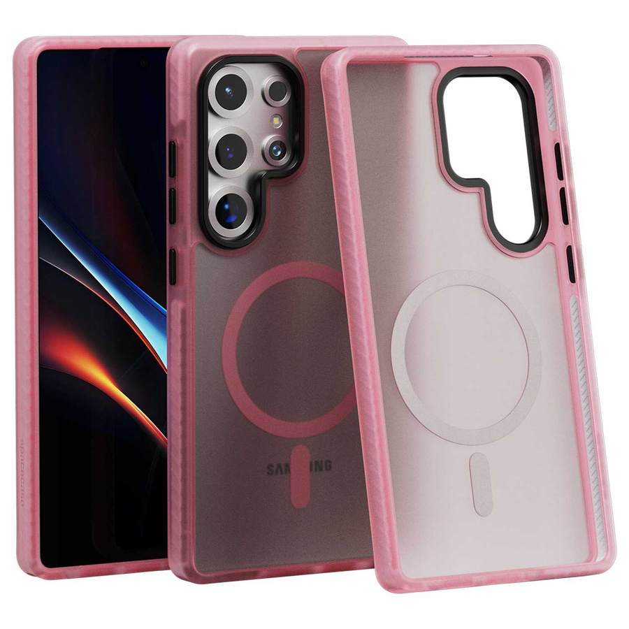 Spacecase Etui Hybrid Fusion Mag Galaxy S25 Ultra pink