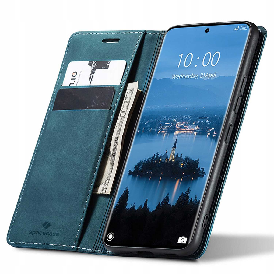 Spacecase Etui Wallet Poco X7/RM Note 14 Pro/Pro+ 5G blue