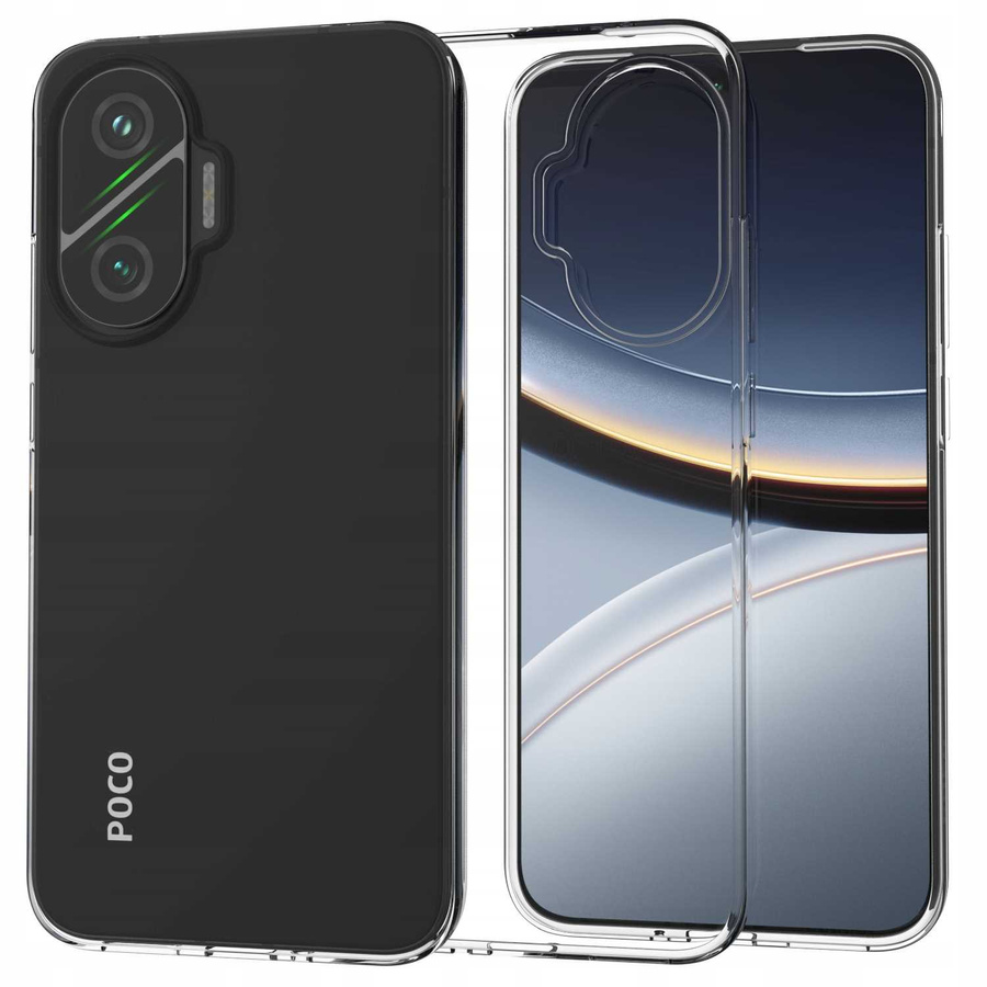 Spacecase Etui Clear Case Poco F7 5G
