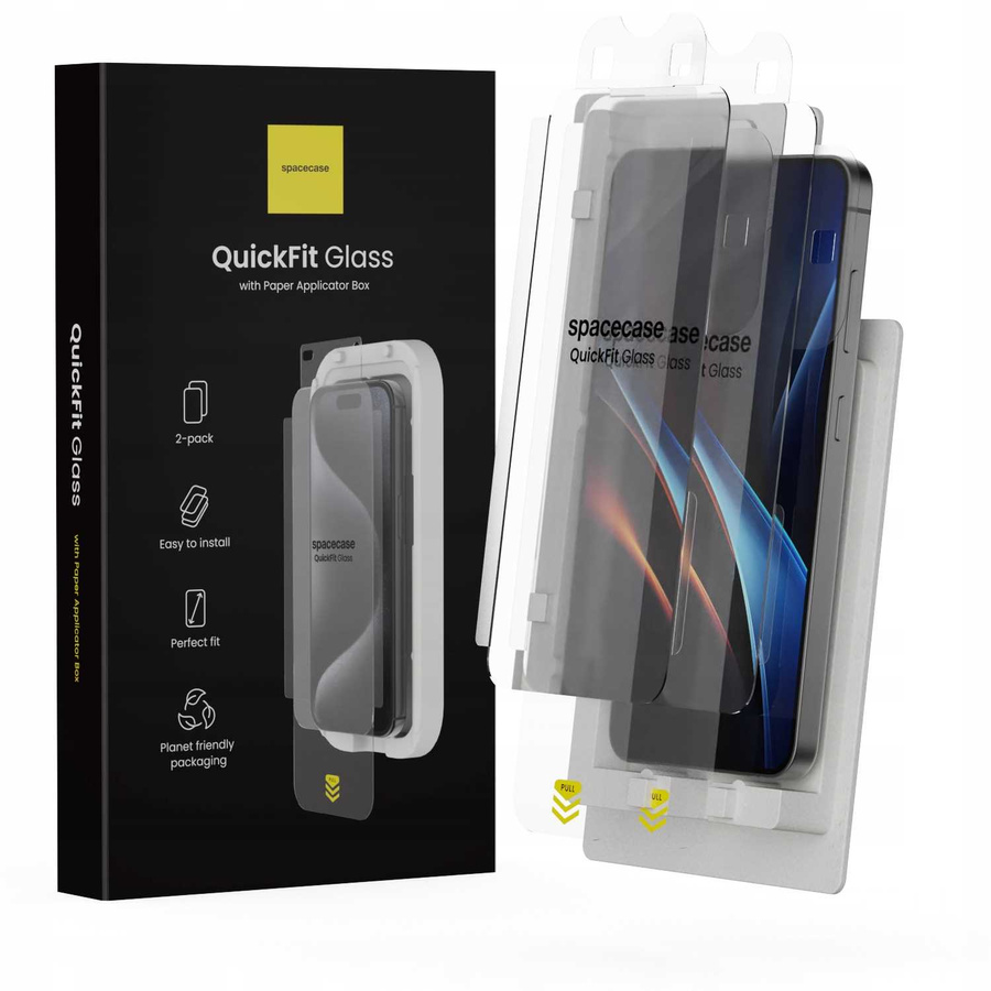 Spacecase Szkło hartowane QuickFit Glass Galaxy S24/S25