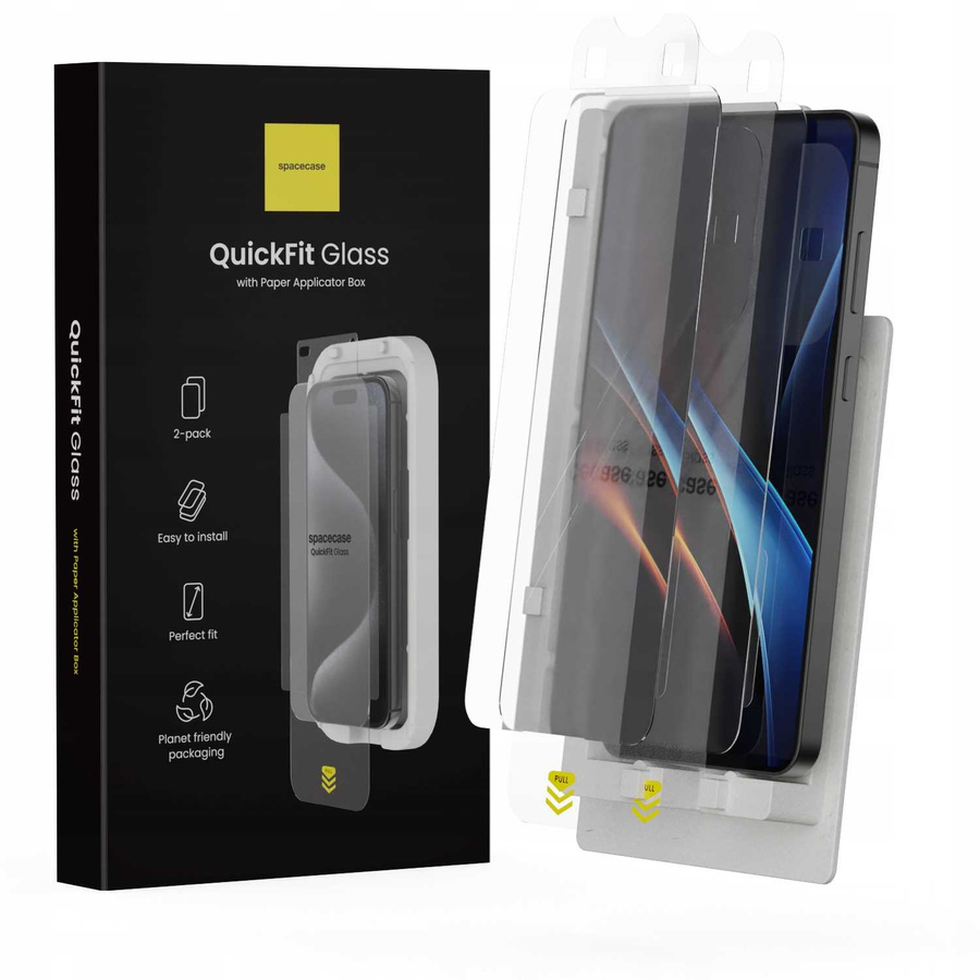 Spacecase Szkło hartowane QuickFit Glass Galaxy S24+/S25+