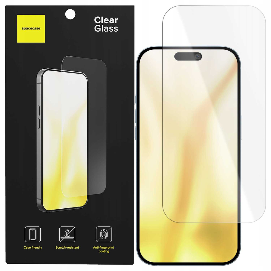 Spacecase Szkło hartowane Glass Clear iPhone 17/17 Pro