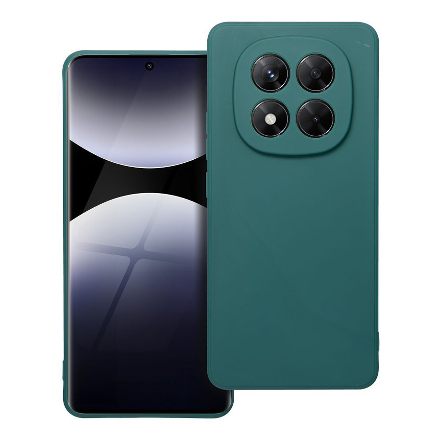 Futerał MATT do XIAOMI Redmi Note 14 Pro Plus 5G ciemnozielony