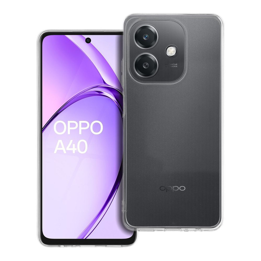 Futerał CLEAR CASE 2 mm do OPPO A40 (camera protection) transparentny