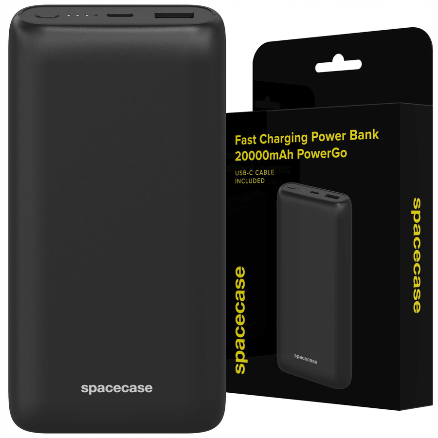 Spacecase Powerbank 20000mAh PowerGo PD20W PB03-B black