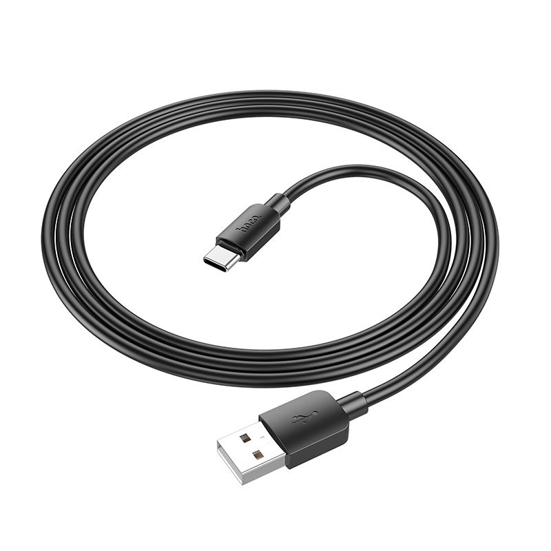 Kabel USB A do USB C Hoco PD 2,4A 27W 1 m X96 czarny