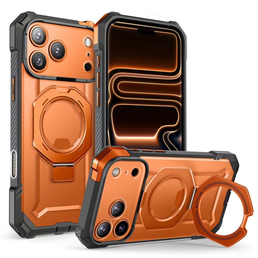 SUPCASE UB GRIP MAG MAGSAFE IPHONE 17 PRO CLEAR/CORAL