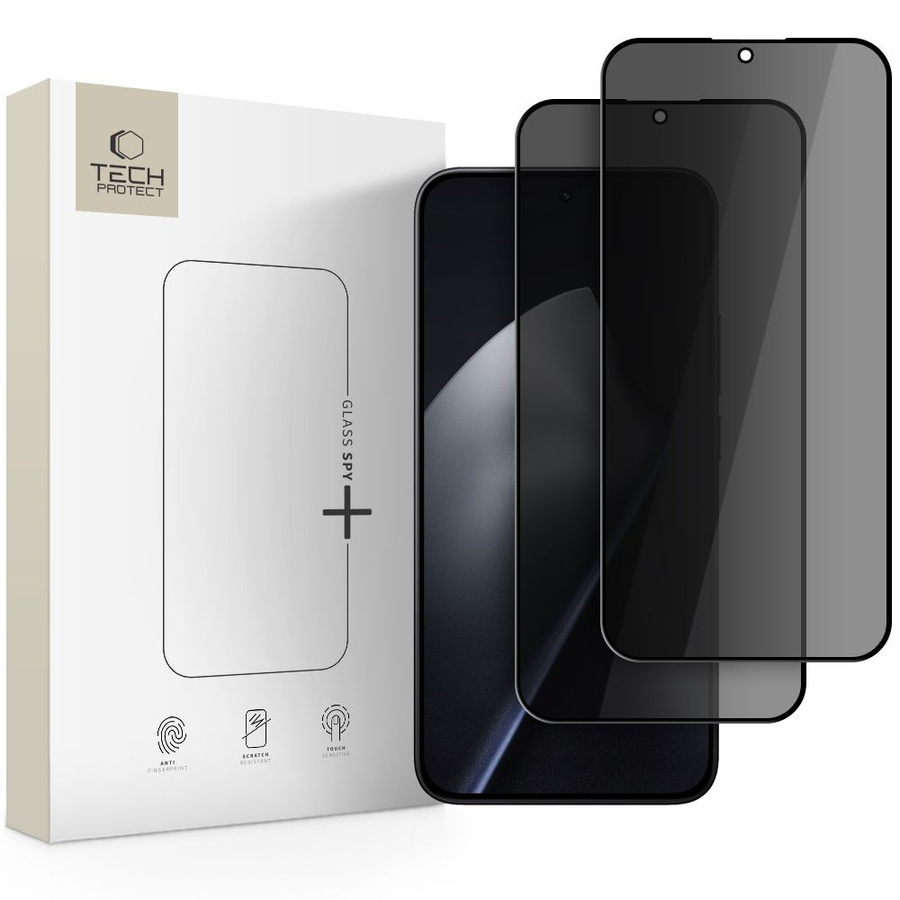 SZKŁO PRYWATYZUJĄCE TECH-PROTECT GLASS SPY+ 2-PACK XIAOMI 15T / 15T PRO PRIVACY