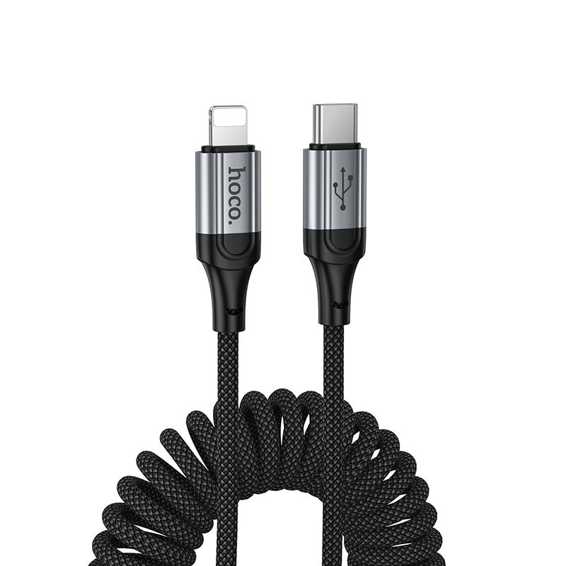 Kabel USB C do Lightning Hoco PD 2,4A 1,5 m X121 czarny