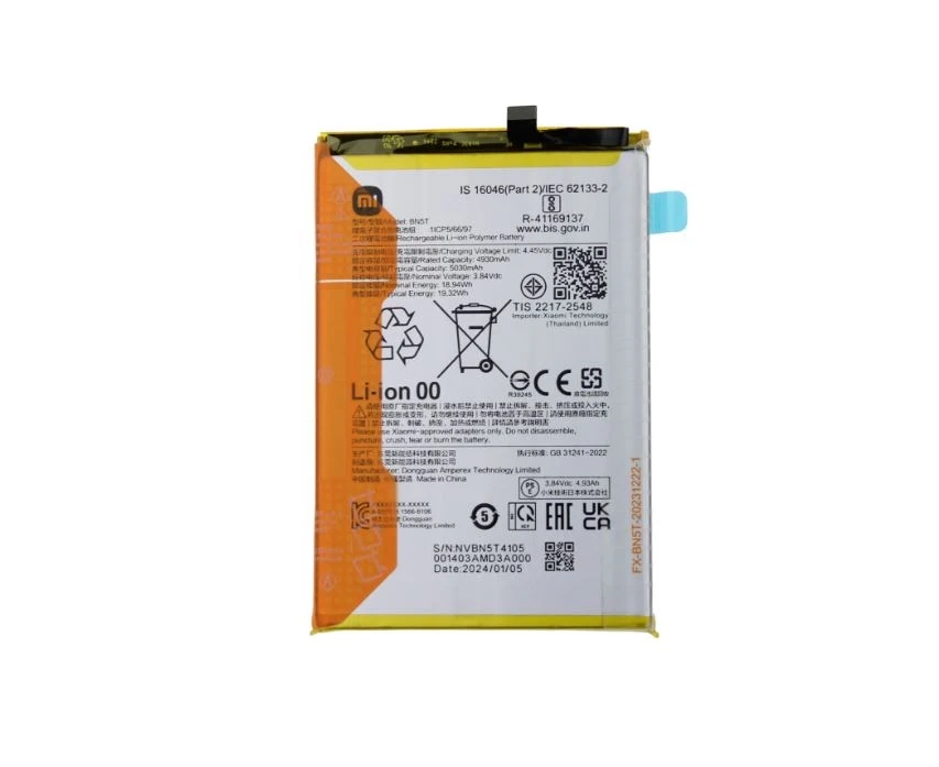 Oryginalna bateria do Xiaomi Poco M6 4G / Redmi 13 4G 5G wersja BULK