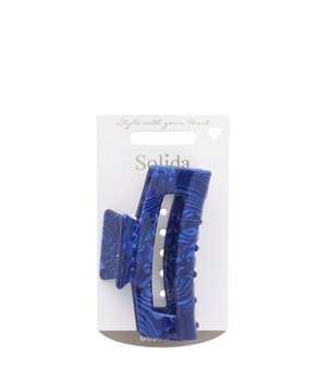Solida Haarklammer rechteckig blau Klamry do włosów 1 szt.
