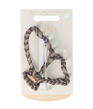 Solida Haarklammer Schmetterling gold schwarz Klamry do włosów 1 szt.