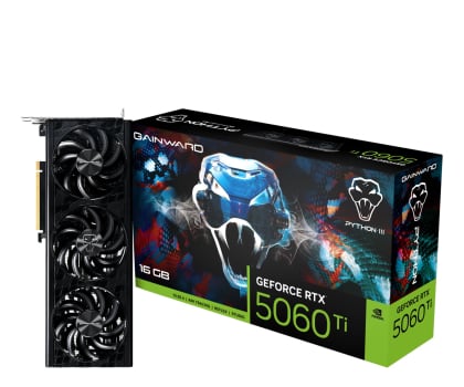 Gainward GeForce RTX 5060 Ti Python III V1 16GB GDDR7 DLSS4 NE7506T019T1-GB2061R