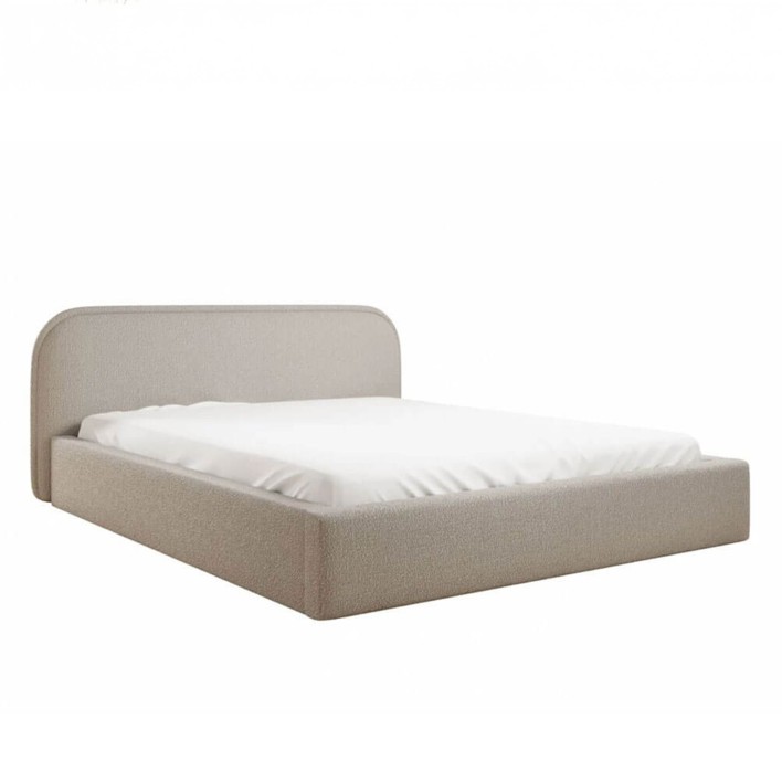 Łóżko tapicerowane z pojemnikiem SANTIAGO 200x200 Kolor do wyboru