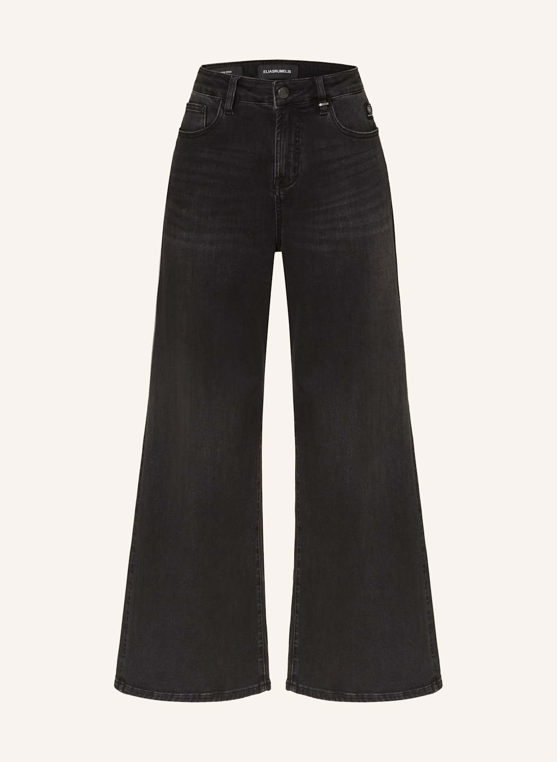 Elias Rumelis Jeansy Wide Leg Holli Z Cekinami schwarz