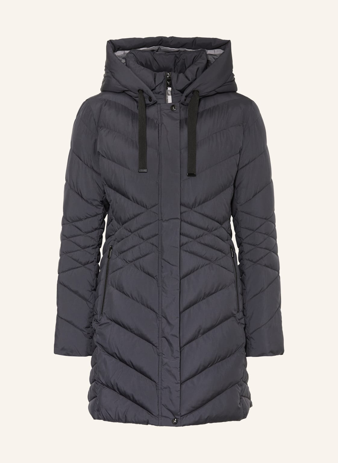 Fuchs Schmitt Płaszcz Pikowany Z Odpinanym Kapturem blau