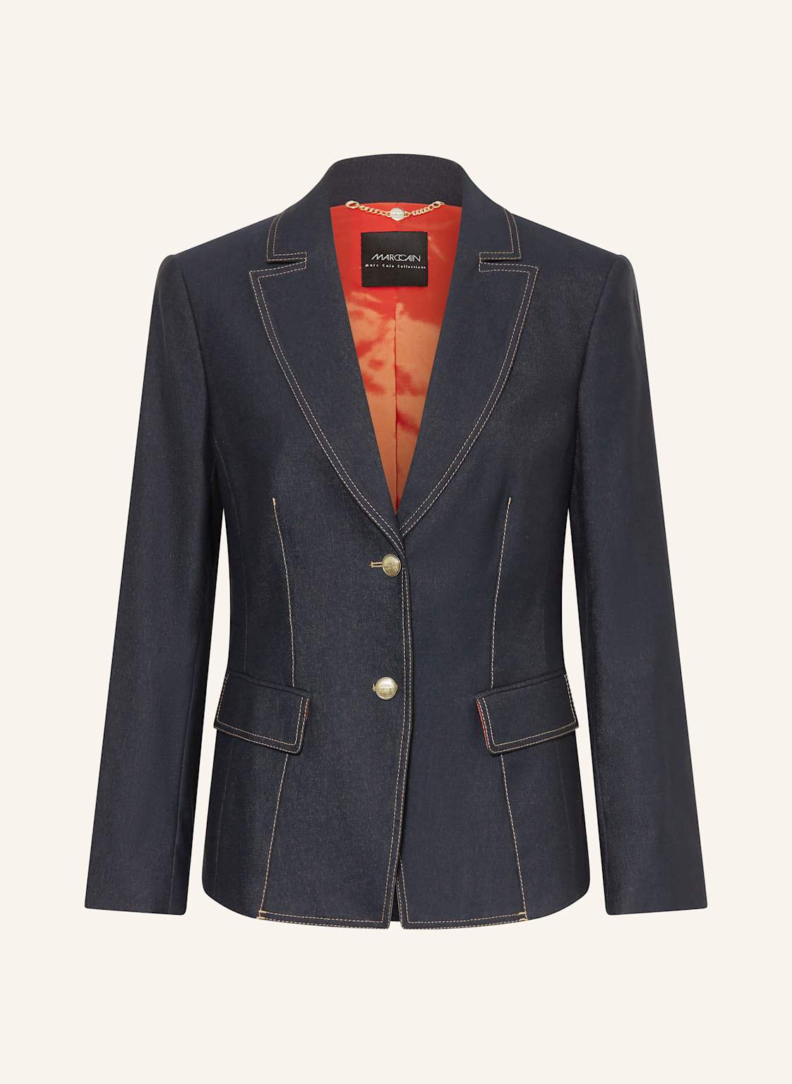 Marc Cain Blezer W Stylu Jeansowym blau