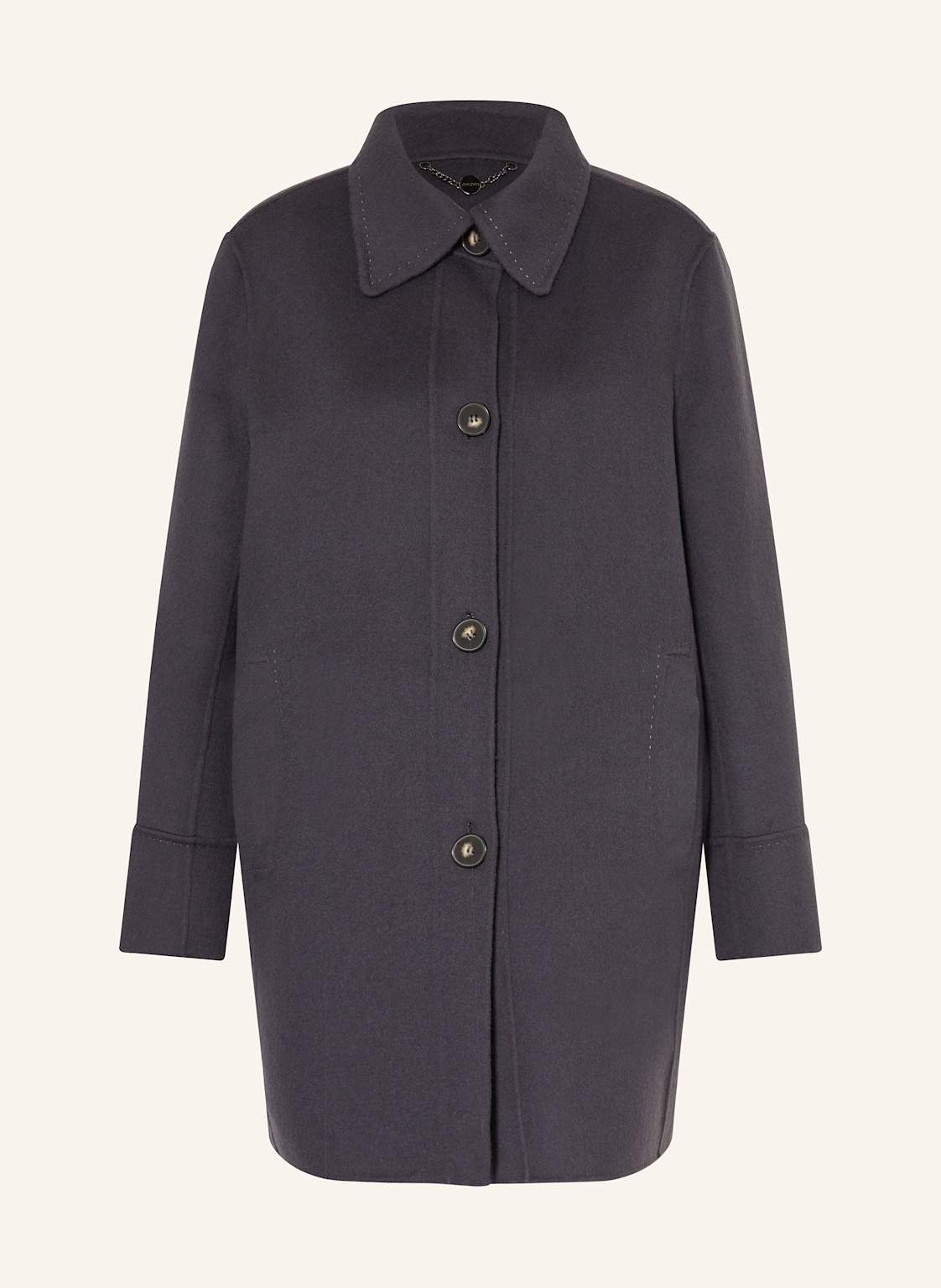 Marc Cain Płaszcz Wełniany blau