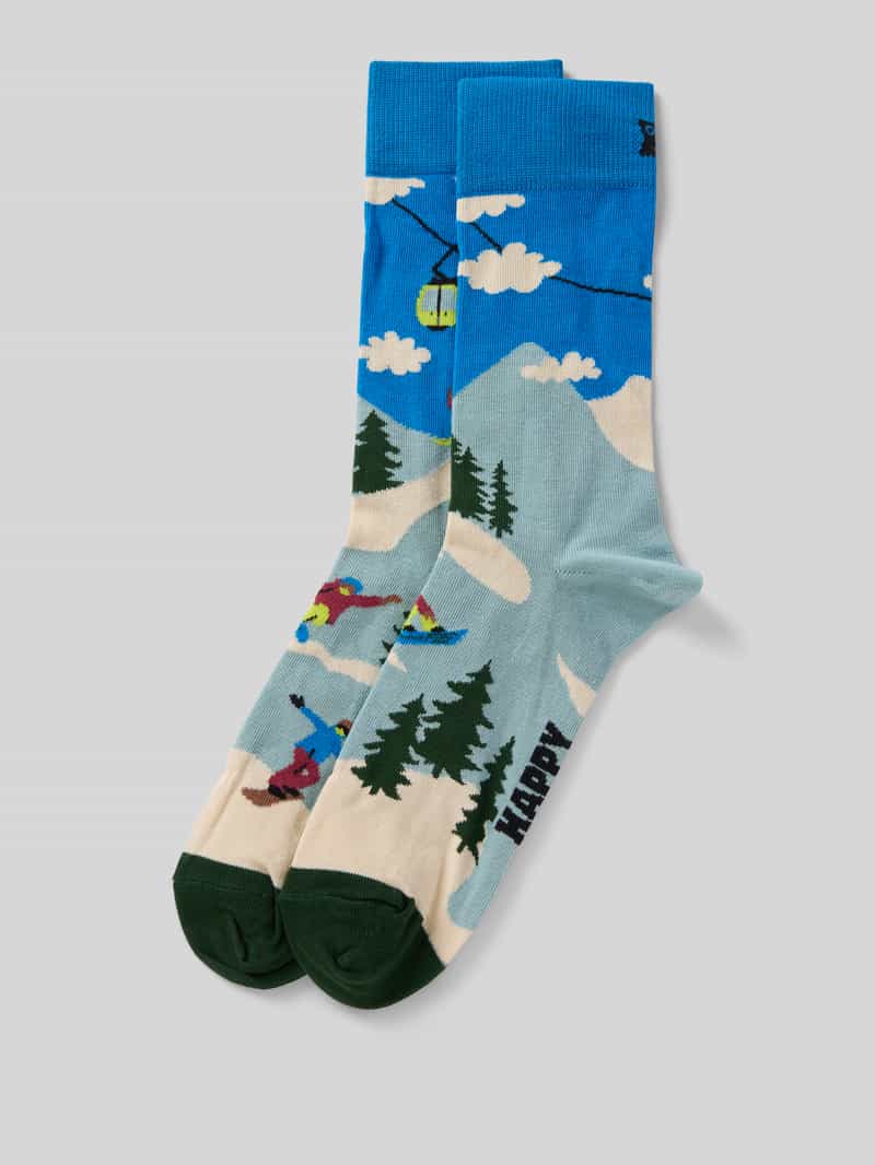 Skarpetki o kroju regular fit z mieszanki wełny z dodatkiem wiskozy model ‘Cosy’