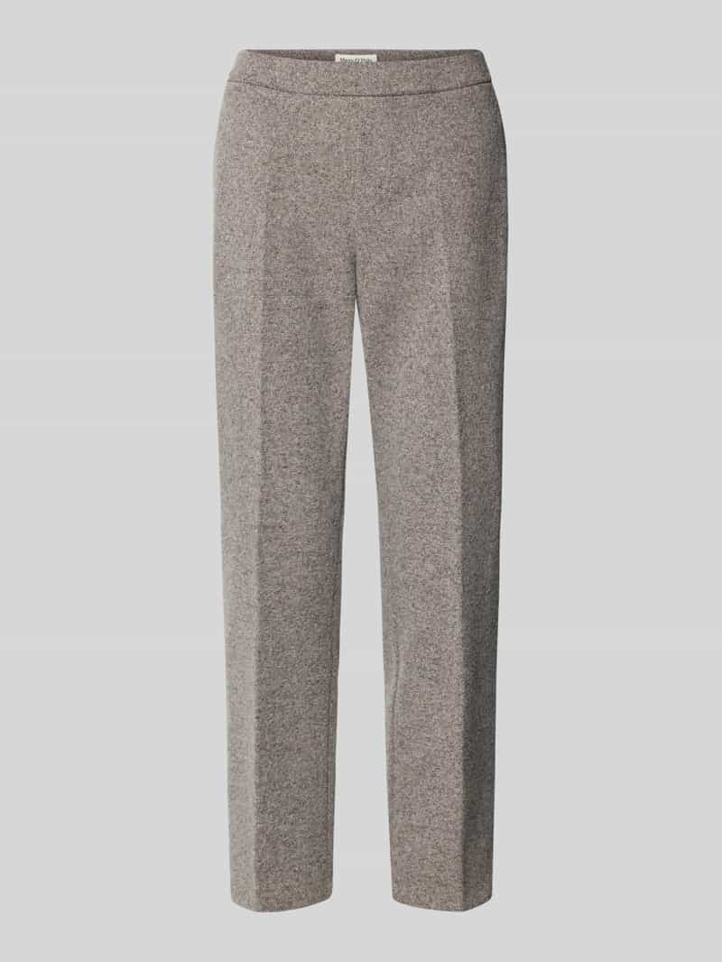 Spodnie materiałowe o kroju slim fit z mieszanki bawełny