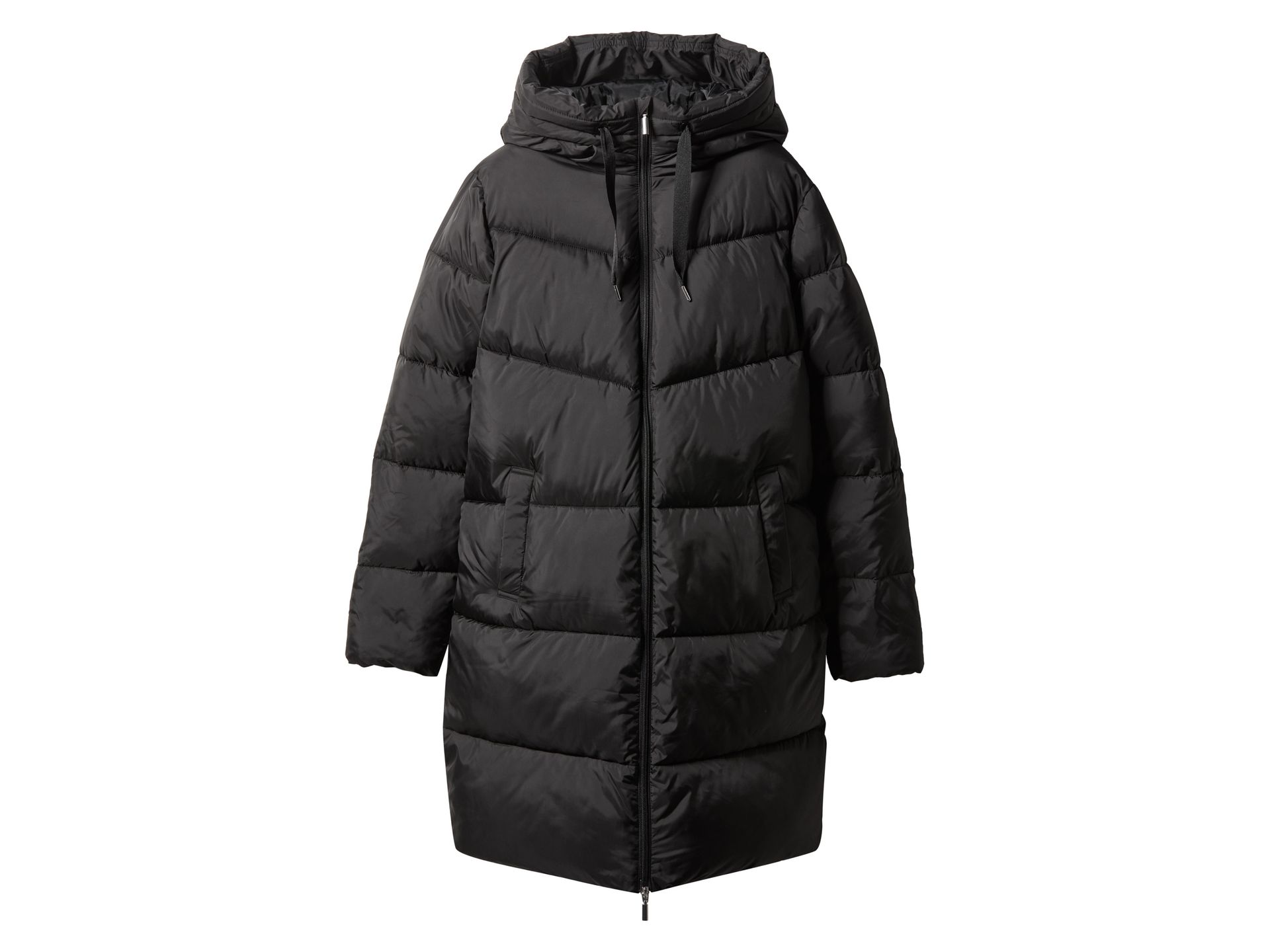 esmara® Płaszcz pikowany damski (Czarny, L(44/46))